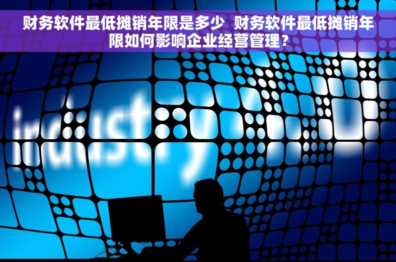 财务软件最低摊销年限是多少  财务软件最低摊销年限如何影响企业经营管理？