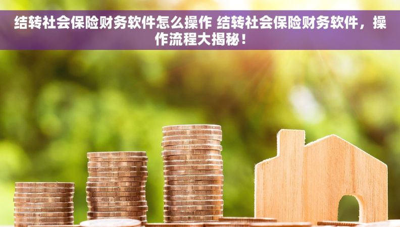 结转社会保险财务软件怎么操作 结转社会保险财务软件，操作流程大揭秘！