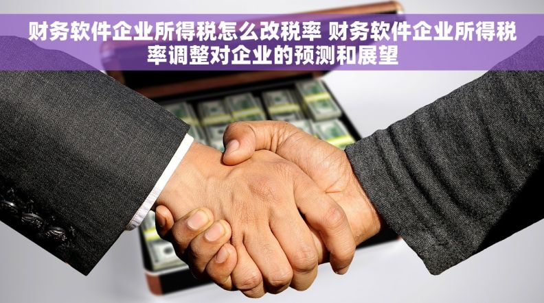 财务软件企业所得税怎么改税率 财务软件企业所得税率调整对企业的预测和展望