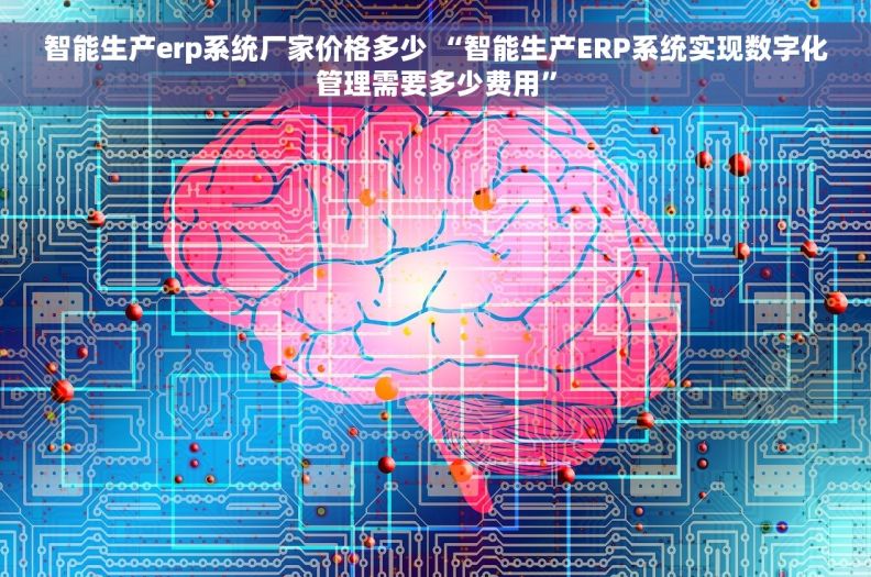 智能生产erp系统厂家价格多少 “智能生产ERP系统实现数字化管理需要多少费用”