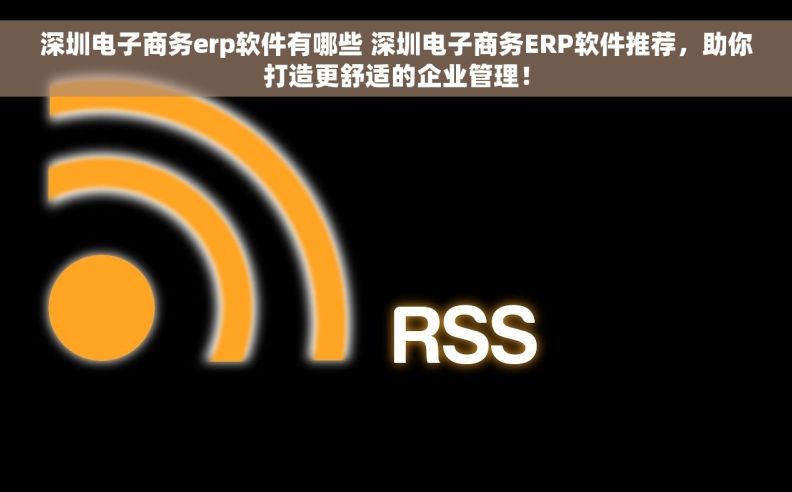 深圳电子商务erp软件有哪些 深圳电子商务ERP软件推荐，助你打造更舒适的企业管理！