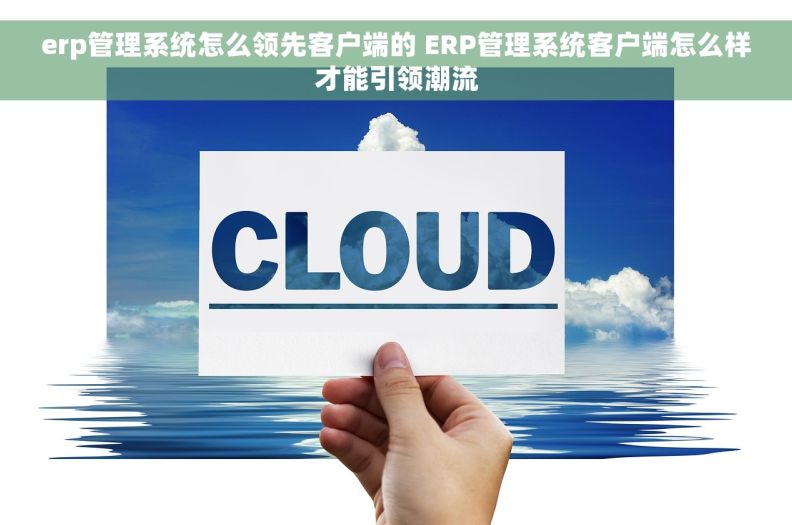 erp管理系统怎么领先客户端的 ERP管理系统客户端怎么样才能引领潮流