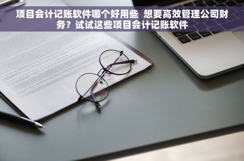 项目会计记账软件哪个好用些  想要高效管理公司财务？试试这些项目会计记账软件