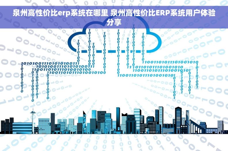 泉州高性价比erp系统在哪里 泉州高性价比ERP系统用户体验分享