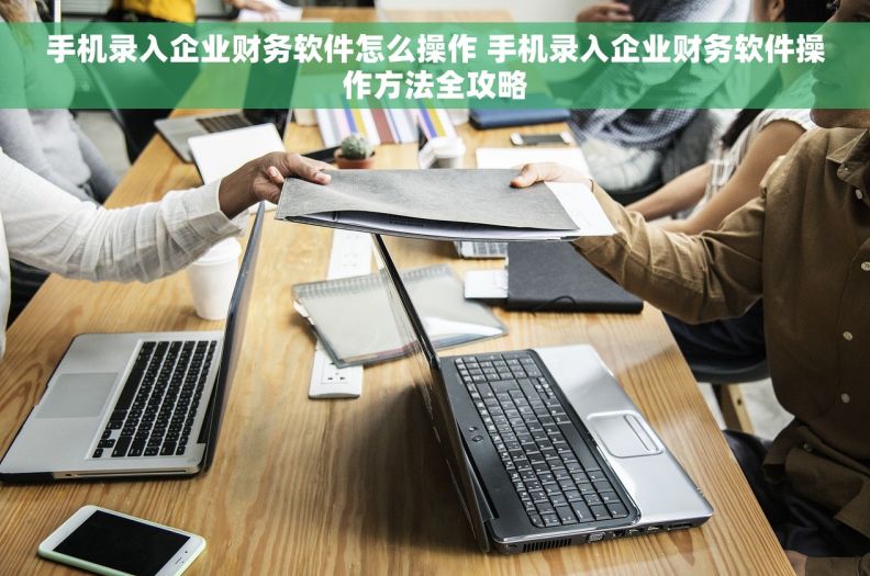 手机录入企业财务软件怎么操作 手机录入企业财务软件操作方法全攻略