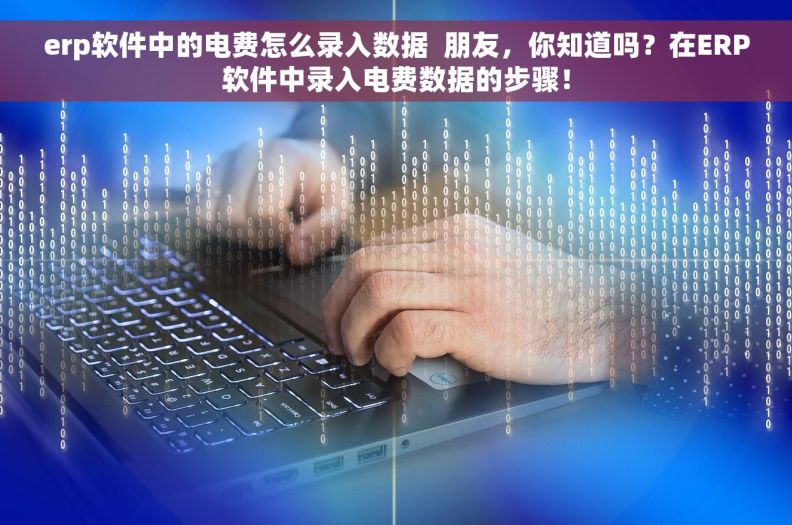 erp软件中的电费怎么录入数据  朋友，你知道吗？在ERP软件中录入电费数据的步骤！