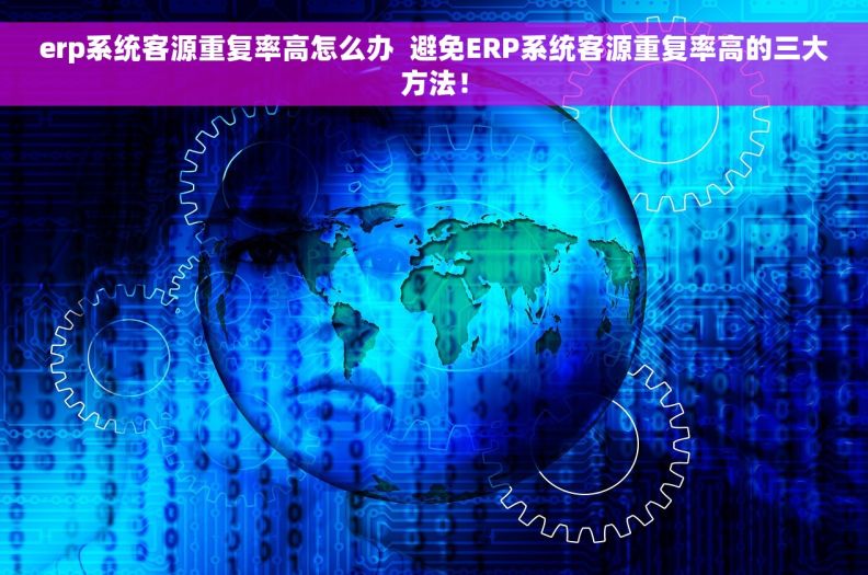 erp系统客源重复率高怎么办  避免ERP系统客源重复率高的三大方法！