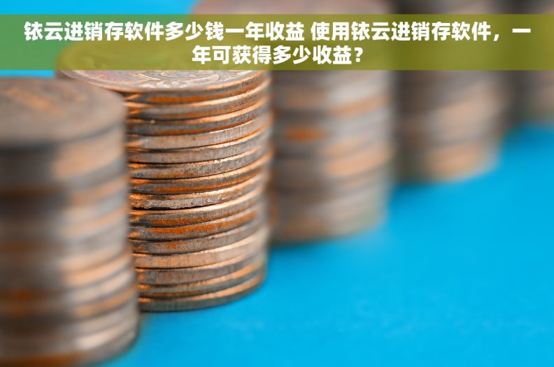 铱云进销存软件多少钱一年收益 使用铱云进销存软件，一年可获得多少收益？