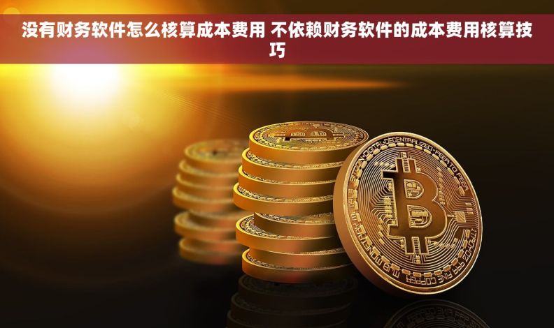 没有财务软件怎么核算成本费用 不依赖财务软件的成本费用核算技巧