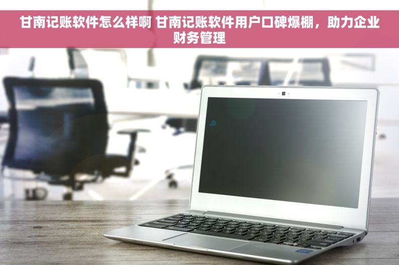 甘南记账软件怎么样啊 甘南记账软件用户口碑爆棚，助力企业财务管理