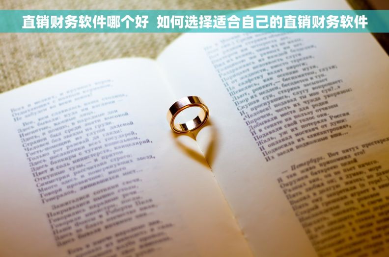 直销财务软件哪个好  如何选择适合自己的直销财务软件