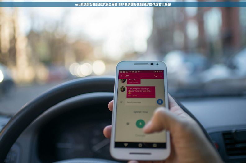 erp系统部分货品同步怎么弄的 ERP系统部分货品同步操作细节大揭秘