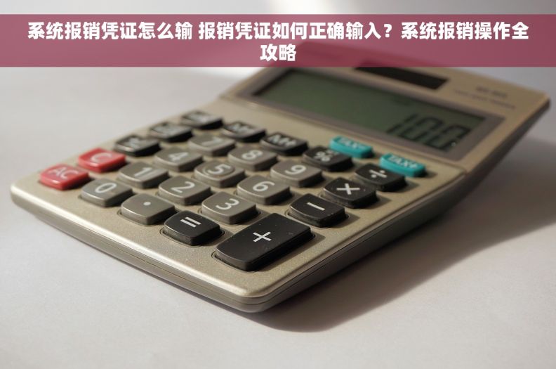 系统报销凭证怎么输 报销凭证如何正确输入？系统报销操作全攻略