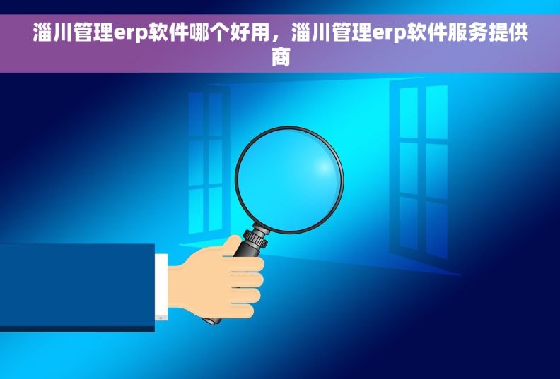 淄川管理erp软件哪个好用，淄川管理erp软件服务提供商