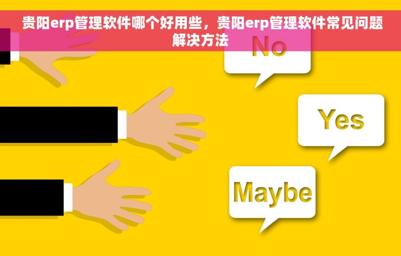  贵阳erp管理软件哪个好用些，贵阳erp管理软件常见问题解决方法