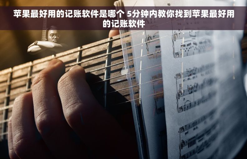 苹果最好用的记账软件是哪个 5分钟内教你找到苹果最好用的记账软件