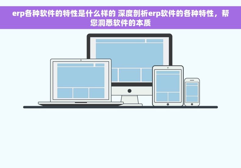 erp各种软件的特性是什么样的 深度剖析erp软件的各种特性，帮您洞悉软件的本质