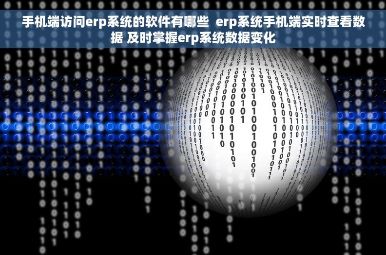 手机端访问erp系统的软件有哪些  erp系统手机端实时查看数据 及时掌握erp系统数据变化