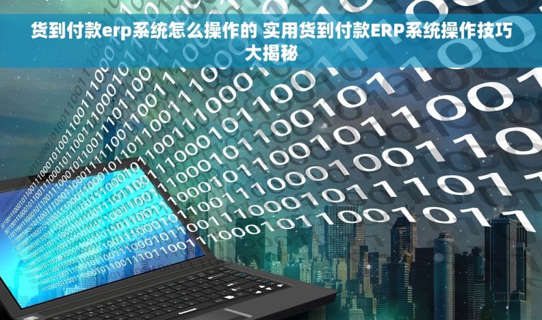 货到付款erp系统怎么操作的 实用货到付款ERP系统操作技巧大揭秘