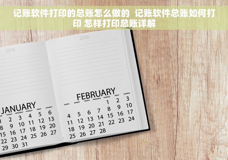 记账软件打印的总账怎么做的  记账软件总账如何打印 怎样打印总账详解