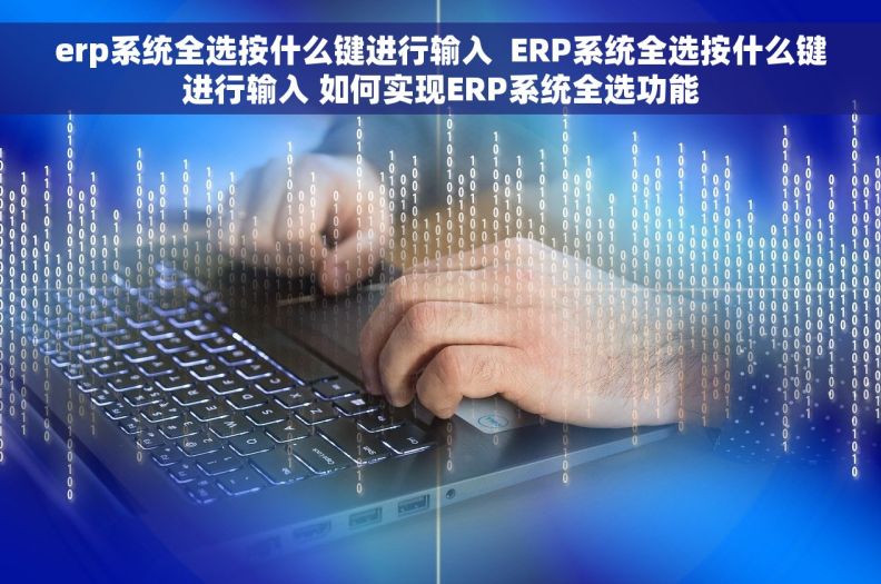 erp系统全选按什么键进行输入  ERP系统全选按什么键进行输入 如何实现ERP系统全选功能