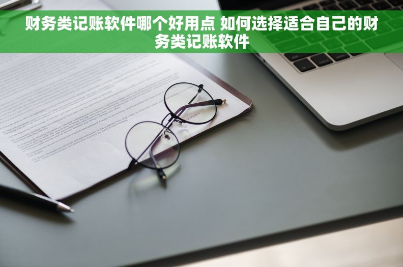 财务类记账软件哪个好用点 如何选择适合自己的财务类记账软件