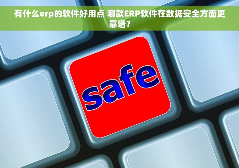 有什么erp的软件好用点 哪款ERP软件在数据安全方面更靠谱？