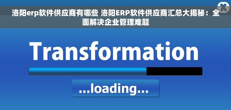 洛阳erp软件供应商有哪些 洛阳ERP软件供应商汇总大揭秘：全面解决企业管理难题