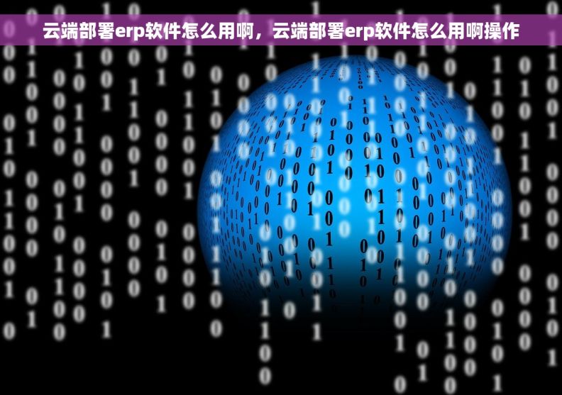 云端部署erp软件怎么用啊，云端部署erp软件怎么用啊操作