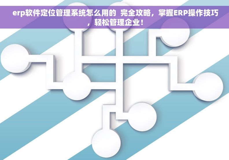  erp软件定位管理系统怎么用的  完全攻略，掌握ERP操作技巧，轻松管理企业！