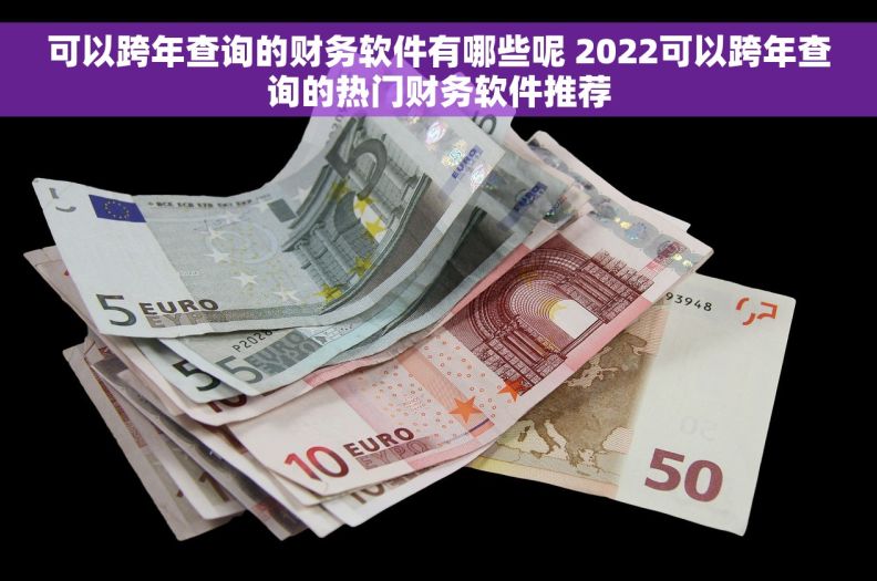 可以跨年查询的财务软件有哪些呢 2022可以跨年查询的热门财务软件推荐