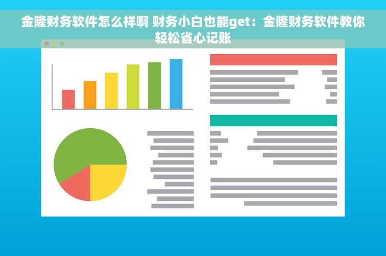 金隆财务软件怎么样啊 财务小白也能get：金隆财务软件教你轻松省心记账