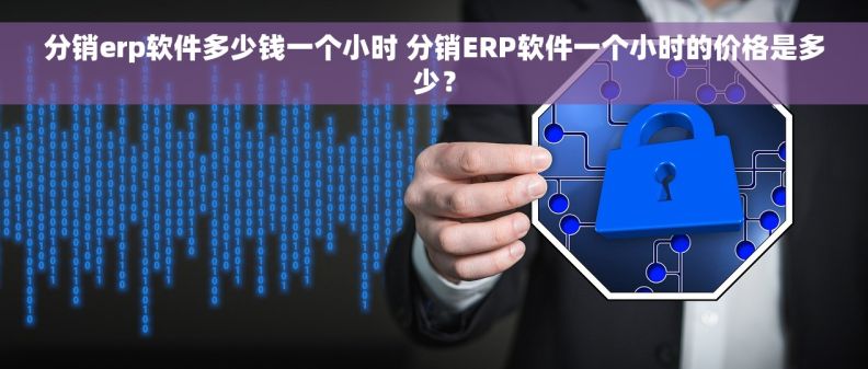 分销erp软件多少钱一个小时 分销ERP软件一个小时的价格是多少？