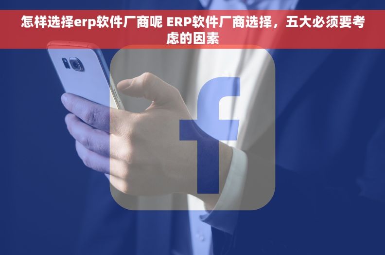 怎样选择erp软件厂商呢 ERP软件厂商选择，五大必须要考虑的因素