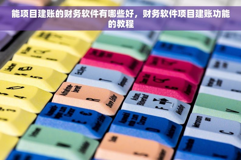 能项目建账的财务软件有哪些好，财务软件项目建账功能的教程