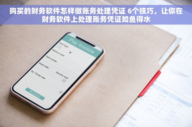 购买的财务软件怎样做账务处理凭证 6个技巧，让你在财务软件上处理账务凭证如鱼得水