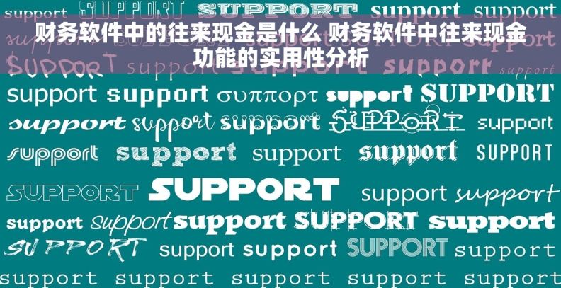 财务软件中的往来现金是什么 财务软件中往来现金功能的实用性分析