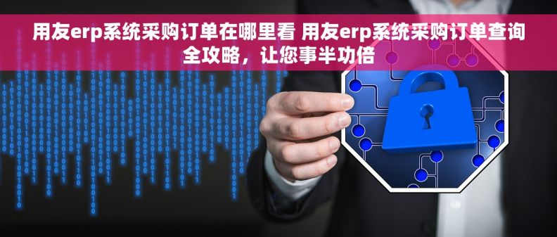 用友erp系统采购订单在哪里看 用友erp系统采购订单查询全攻略，让您事半功倍