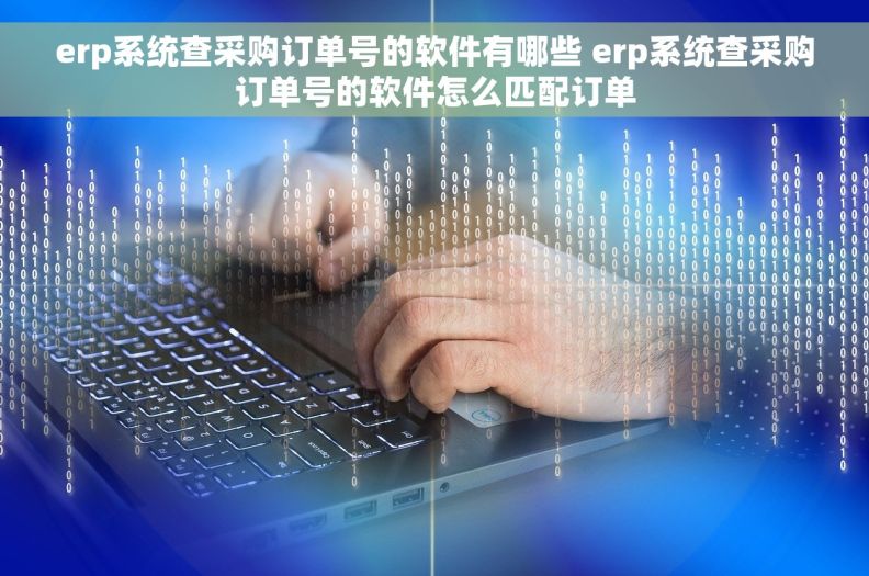 erp系统查采购订单号的软件有哪些 erp系统查采购订单号的软件怎么匹配订单