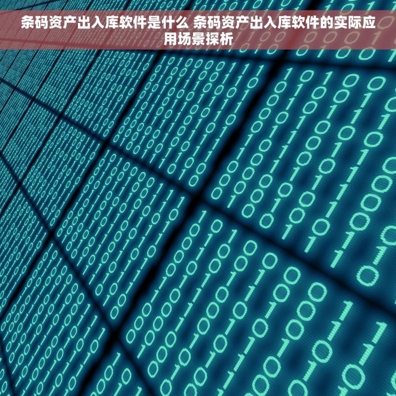 条码资产出入库软件是什么 条码资产出入库软件的实际应用场景探析