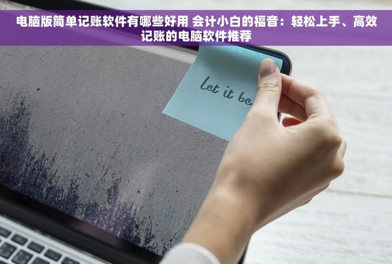 电脑版简单记账软件有哪些好用 会计小白的福音：轻松上手、高效记账的电脑软件推荐