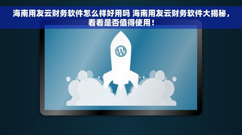 海南用友云财务软件怎么样好用吗 海南用友云财务软件大揭秘，看看是否值得使用！