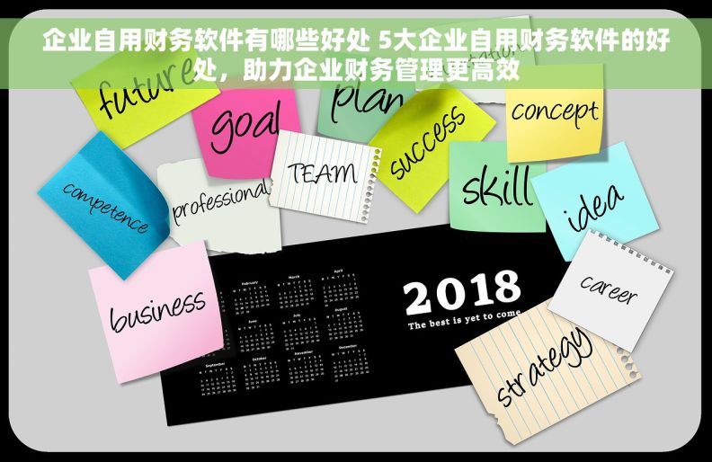 企业自用财务软件有哪些好处 5大企业自用财务软件的好处，助力企业财务管理更高效