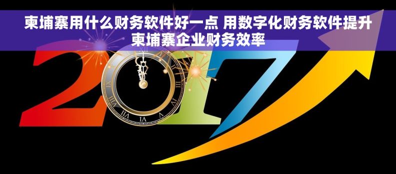 柬埔寨用什么财务软件好一点 用数字化财务软件提升柬埔寨企业财务效率