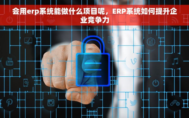 会用erp系统能做什么项目呢，ERP系统如何提升企业竞争力