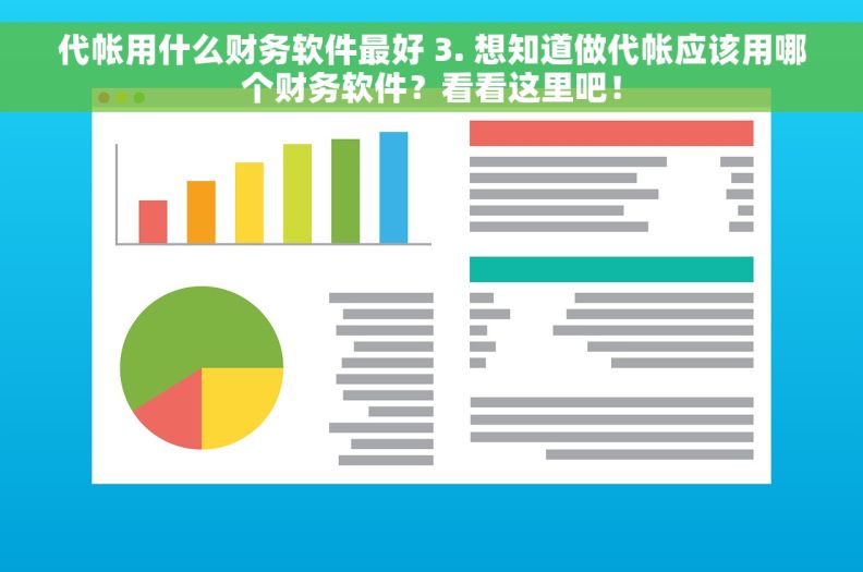 代帐用什么财务软件最好 3. 想知道做代帐应该用哪个财务软件？看看这里吧！