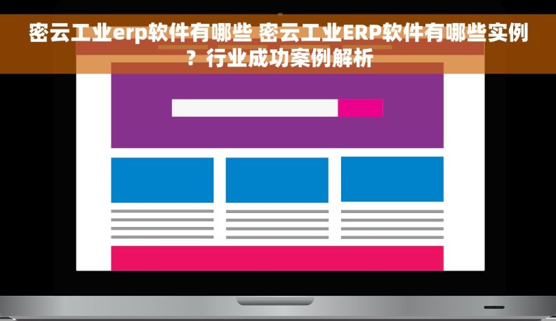 密云工业erp软件有哪些 密云工业ERP软件有哪些实例？行业成功案例解析