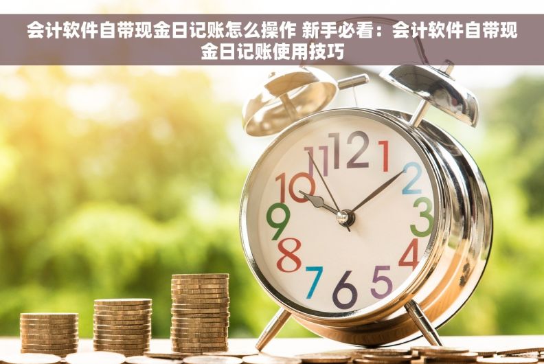 会计软件自带现金日记账怎么操作 新手必看：会计软件自带现金日记账使用技巧