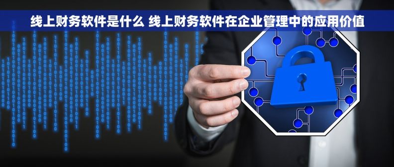 线上财务软件是什么 线上财务软件在企业管理中的应用价值