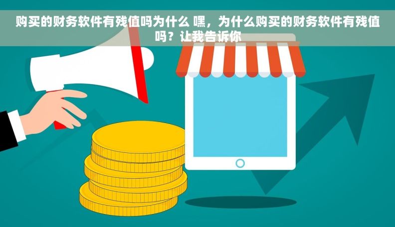 购买的财务软件有残值吗为什么 嘿，为什么购买的财务软件有残值吗？让我告诉你